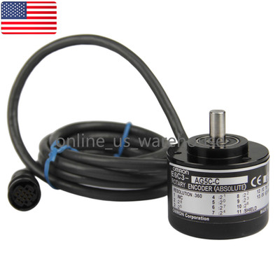 New OMRON E6C3-AG5C-C 360P/R SENSOR ROTARY ENCODER E6C3AG5CC 12 T0 24 VDC -US