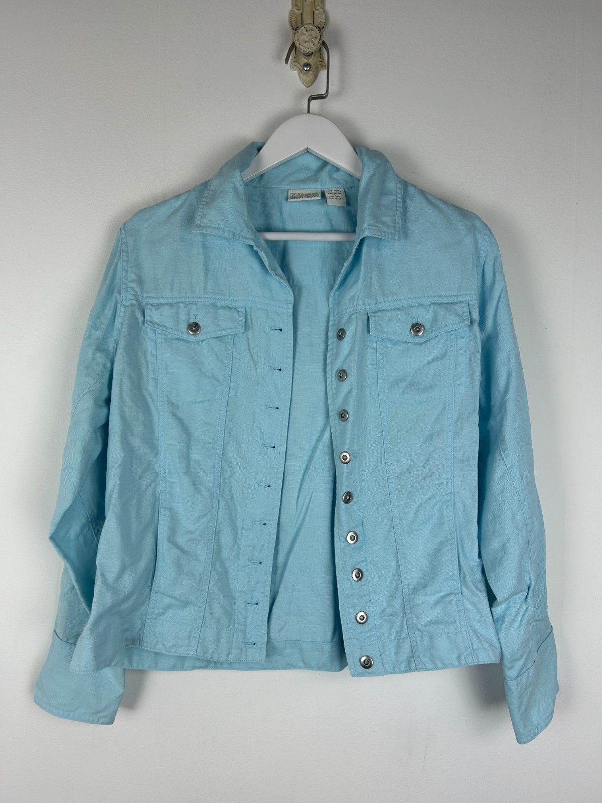 NTCO Nomadic Traders Jean Jacket Large Woman L Li… - image 1