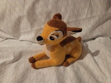 Disney Store Authentic Bambi Deer 7" Bean Bag Plush Toy