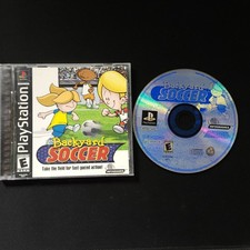 Backyard Soccer (Sony PlayStation 1 PS1, 2001) Complete CIB Tested