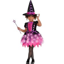 Spooktacular Creations Toddler Girl Witch Costume Set in size 3T Halloween