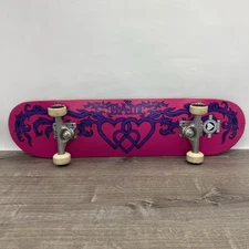 BAM Heart Supply Complete Skateboard -7.75 Pink Purple