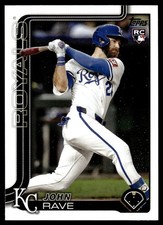 2025 Topps Update JOHN RAVE #US192 Kansas City Royals Rookie RC