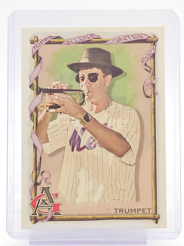 TIMMY TRUMPET 2023 ALLEN & GINTER BASEBALL #255 DJ MUSICIAN METS Q7183