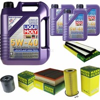 Mann Inspektionspaket 8L Liqui Moly 5W-40 FüR Mercedes E-Klasse W124 S124