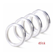 4Stk Zentrierringe für Alufelgen 66,6 auf 57,1 mm Aluminium Audi Seat VW Golf IV