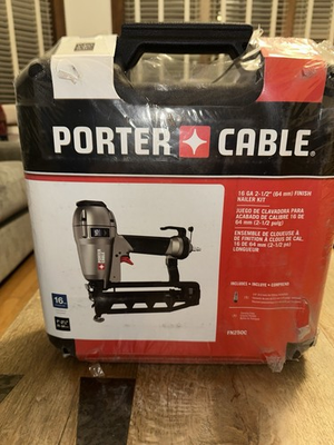 #ad #ad Porter Cable FN250C 16 GA Pneumatic Finish Nailer Kit 2 1 2quot; $120.00