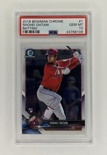 2018 Bowman Chrome #1 Shohei Ohtani RC PSA 10