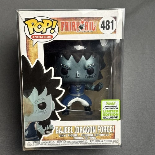 Funko Pop! Animation Fairytail #481 Gajeel Dragon Force Box Blemishes