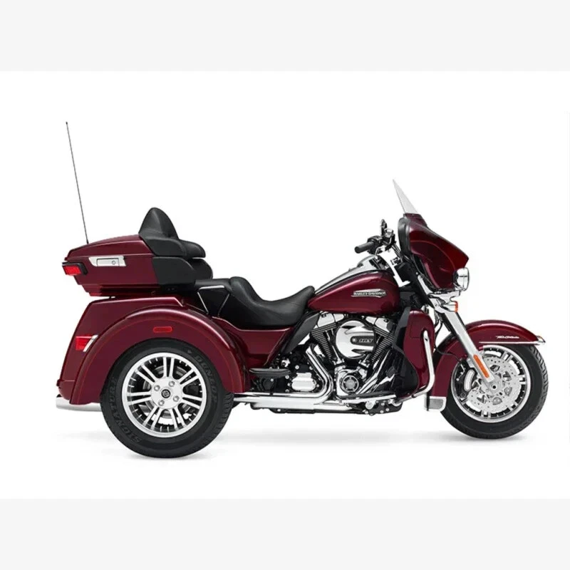 OEM Harley 61000016 Mysterious Rojo Combustible Gas Gasolina Tanque e Insignias 15-23 Tri Glide Foto 2 de 4