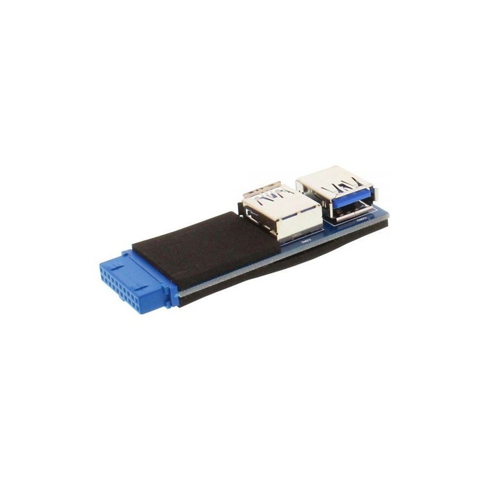 InLine Adattatore Interno 2x USB 3.0 Type-A femmina a IDC 19pin maschio per sche