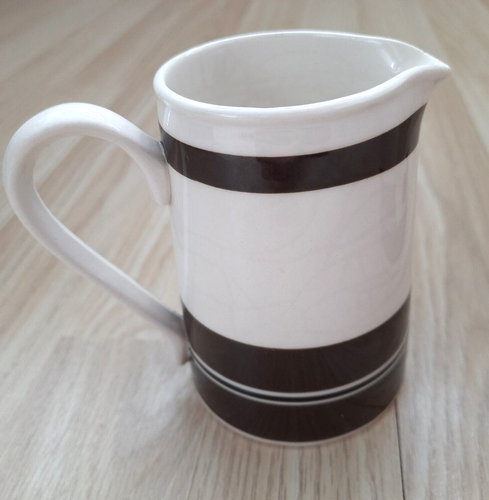 SADLER BROWN STRIPED COFFEE POT /TEA POT & MILK JUG SET COLLECTABLE VINTAGE - Picture 3 of 11
