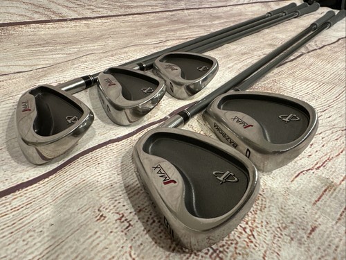 Tour Edge Bazooka J-Max Golf Clubs Iron Set 6-PW A-Flex Graphite, -2”, New Grips - Picture 2 of 17