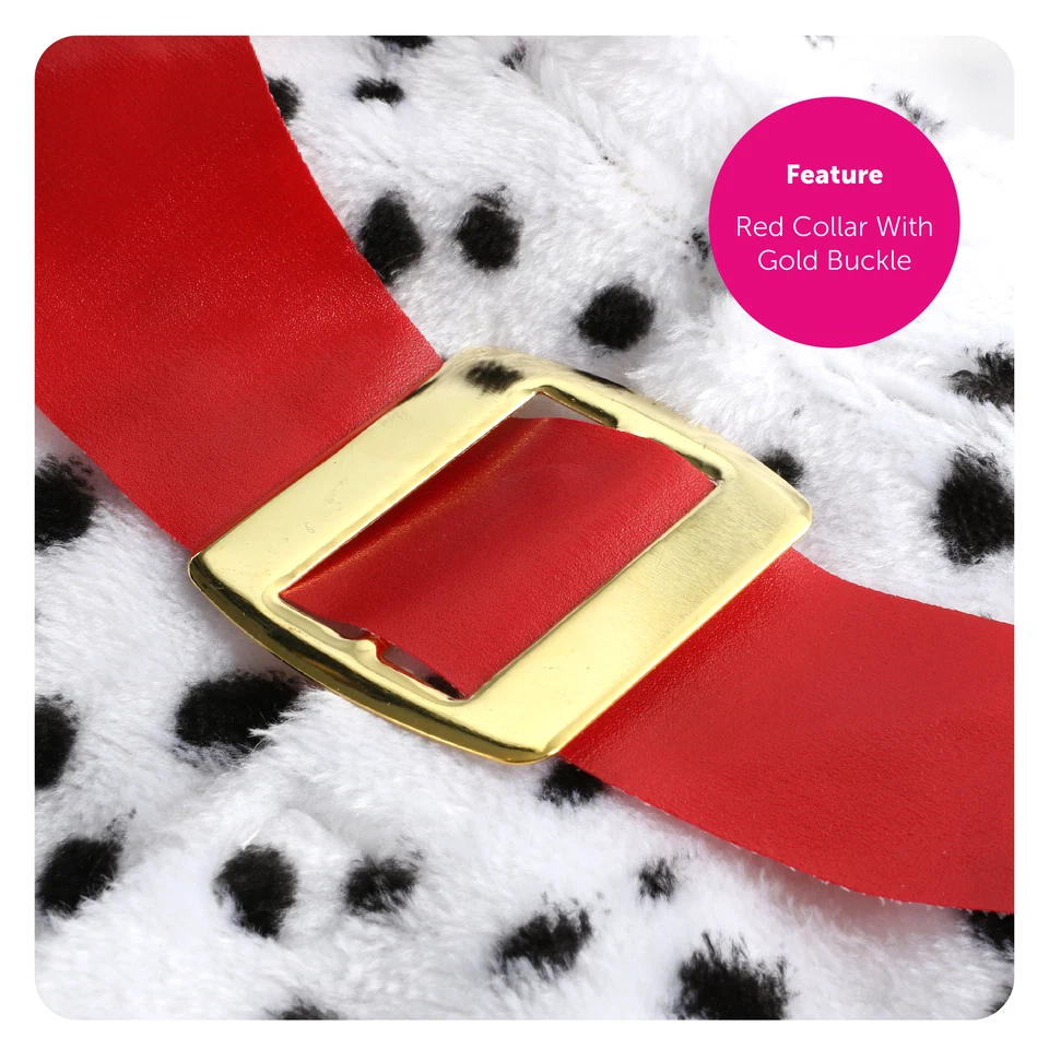 KIDS 101 DALMATIANS JUMPSUIT BOOK CHARACTER DOG COSTUME FILM TV CHARACTER  - Image 3 of 4