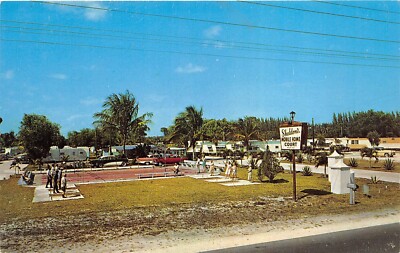 Fort Lauderdale Florida 1950-60s Postcard Sheldon's Mobile Home Court & Sales