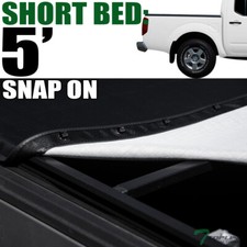 Topline For 2005-2021 Nissan Frontier 5 Ft Short Bed Hidden Snap Tonneau Cover Topline For 2005-2021 Nissan Frontier 5 Ft Short Bed Hidden Snap Tonneau Cover