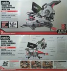 Ozito 210mm (8¼") 1800w Compound Sliding Mitre Saw Laser Guide - 3YR Warranty