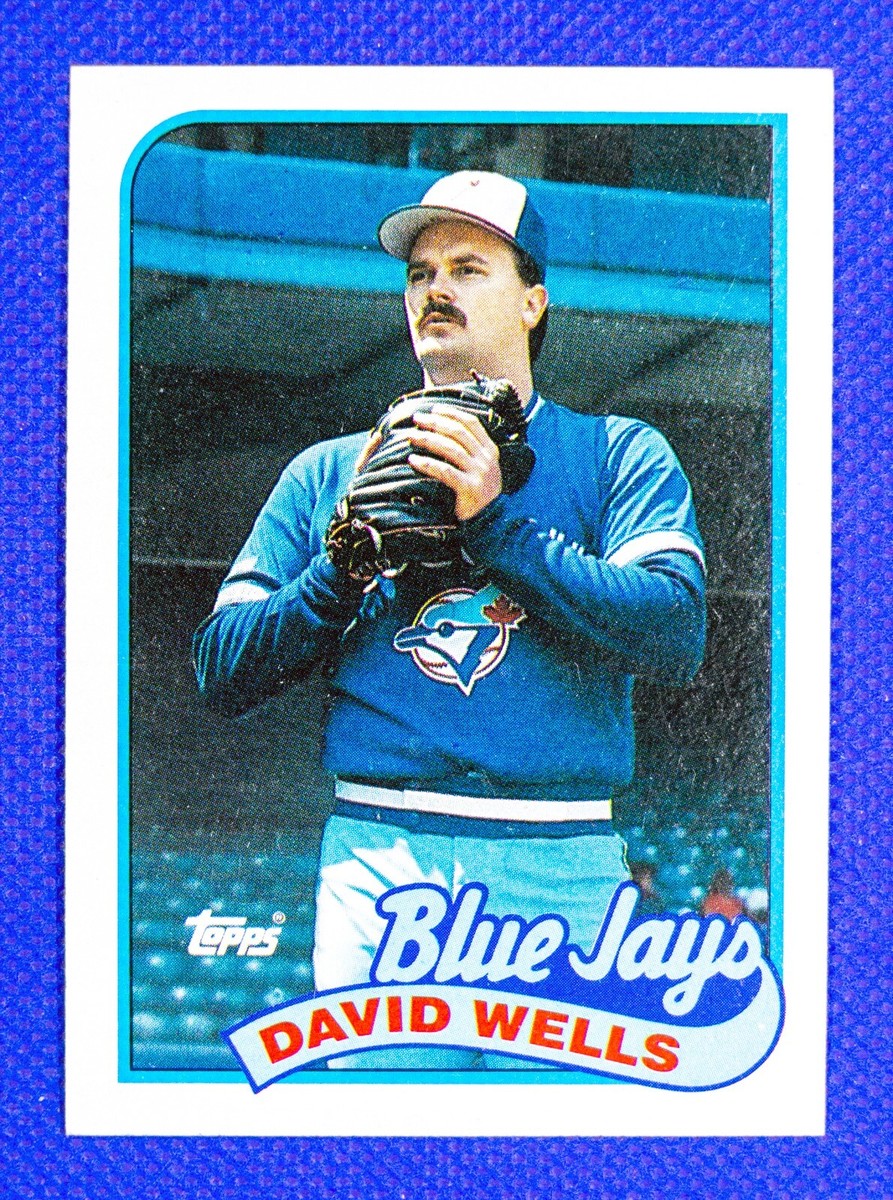David Wells #567 (1989 Topps) Rookie Error Baseball Card, Toronto