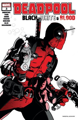 Deadpool Black White and Blood #3 10/6/21 Marvel Comics Kev Walker cover