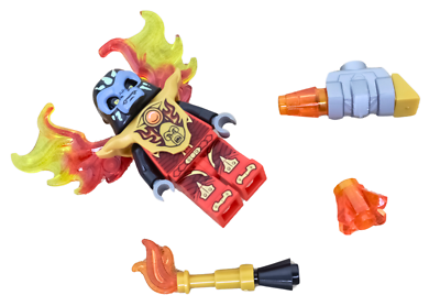 コ*屋様 8CD LEGENDS / FLAWLESS レジェンズ LEGO Legends of Chima 131: Gorzan - Armor Breastplate, Flame Wings
