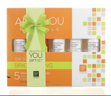 Andalou Naturals Get Started Brightening 5-Piece Kit - 1 Kit  NEW IN BOX!!