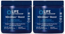 NITROVASC  BOOST Berry Flavor NITRIC OXIDE VASCULAR HEALTH 1500mg LIFE EXTENSION