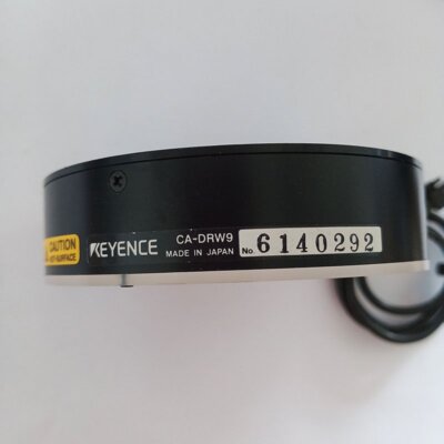1pc Used KEYENCE CA-DRW9 Detecting ring light source Free shipping #YP1