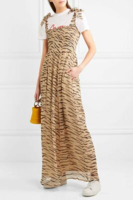 sachin and babi light blue dress Chiffon Off The Shoulder Maxi With Cape Sleeves - Navy main image 0