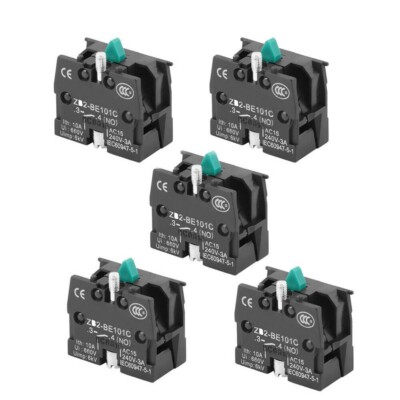 5X 10 A 600V ZB2-BE101C/BE102C Schlie?er ?ffner Druckknopf Joystick Schalter