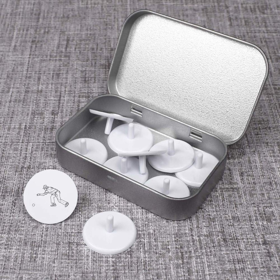 'Man Playing Lawn Bowls' Golf Markers Gift Set (GO00051403) eBay