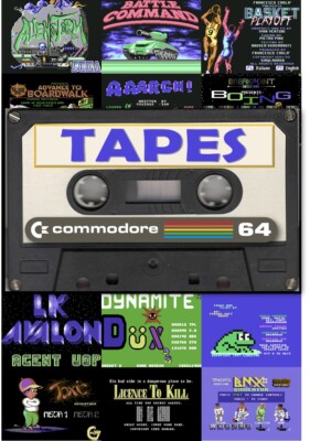 COMMODORE 64/128 --   KASSETTEN/TAPES    # AUSWAHL #  