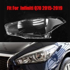Headlight Headlamp Lens Cover Left Side Fit For Infiniti Q70 2015-2019 1Pcs