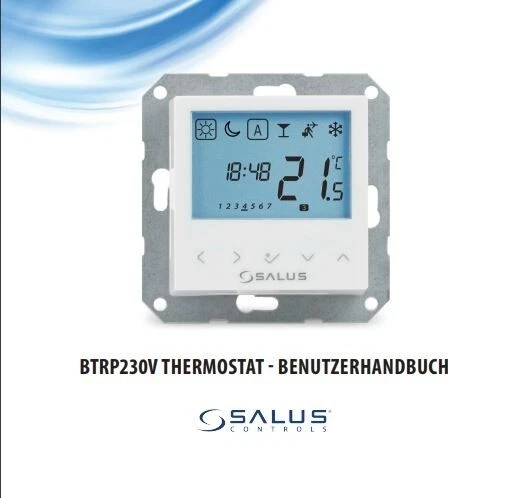 Elektronischer Raumthermostat mit LCD Display SALUS BTRP230-9010