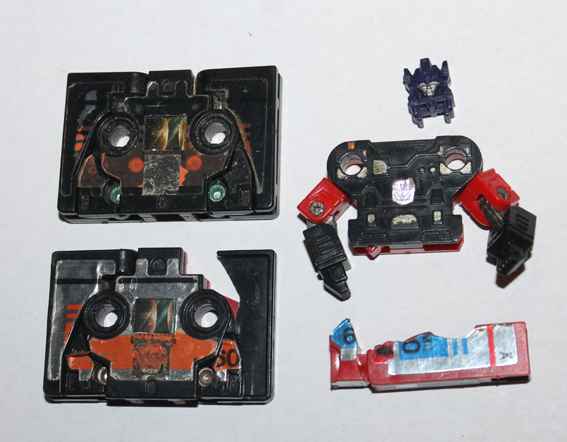 Vintage Hasbro Transformers Cassette Dead Part Lot Laserbeak - Main Image