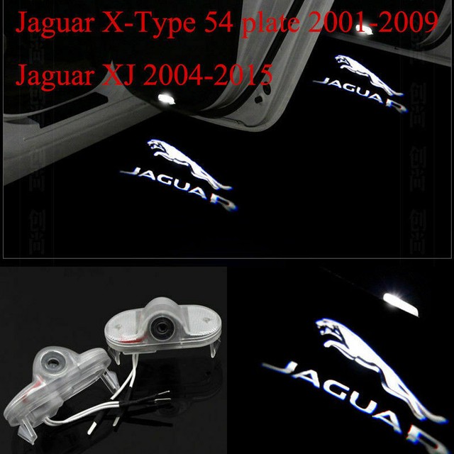 2X Led Door Light Projector Logo HD Puddle lamp For JAGUAR XJ XK XType