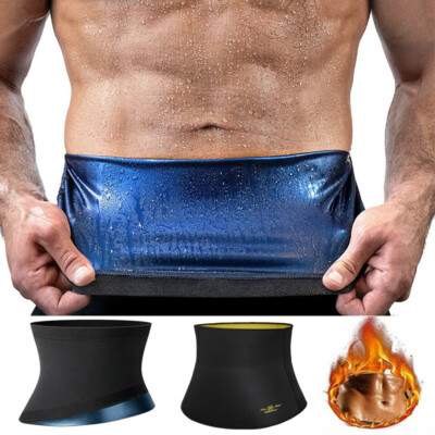 Men Waist Trainer Sweat Promote Body Shaper Sauna Belt Fat Burner Girdle Gym