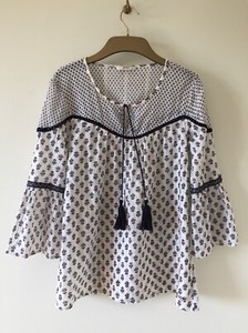 hippie peasant blouse