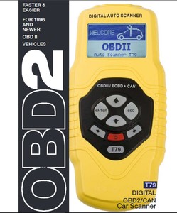 OBD2 II T79 Digital Auto Scanner Owner's Manual for 1996 and Newer OBD2