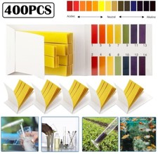 400PCS pH Indicator Test Strips 1-14 Laboratory Paper Litmus Tester Urine Saliva