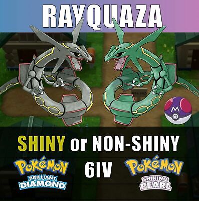 Shiny RAYQUAZA 6IV / Pokemon Brilliant Diamond and Shining 