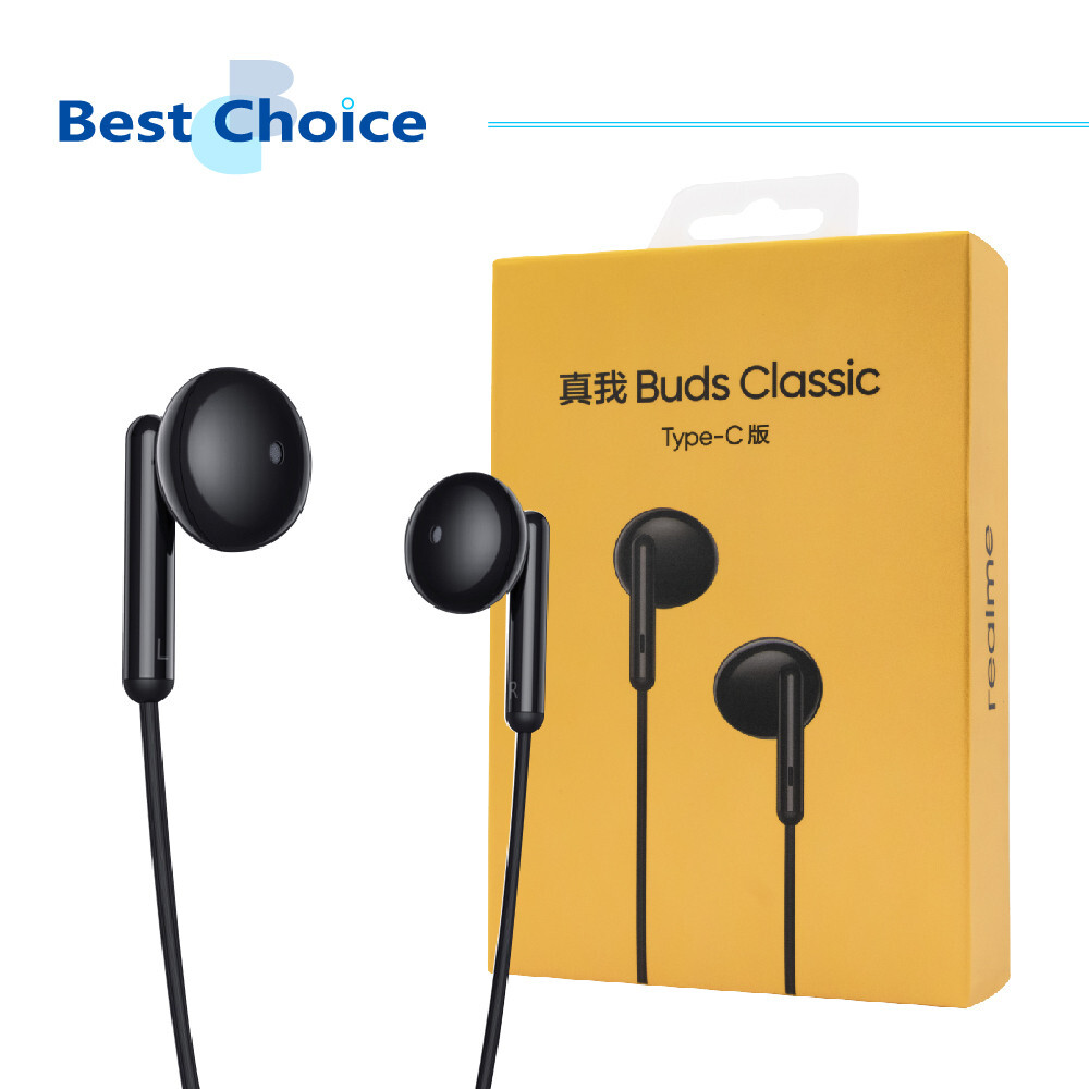 Original Realme Official Buds Classic RMA2005 Type-C Half In-Ear