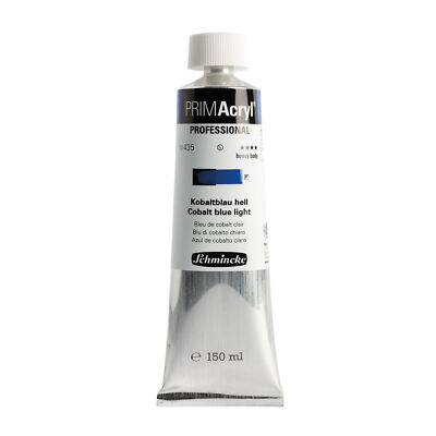 Schmincke PRIMAcryl Künstler-Acrylfarbe – Kobaltblau Dunkel, 35 Ml, Feinste Qualität Made In Germany