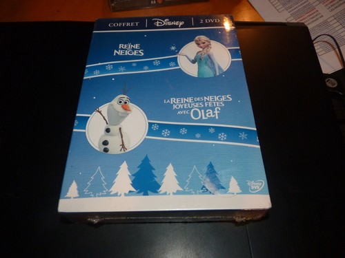 COFFRET 2 DVD NEUF "LA REINE DES NEIGES / JOYEUSES FETES AVEC OLAF