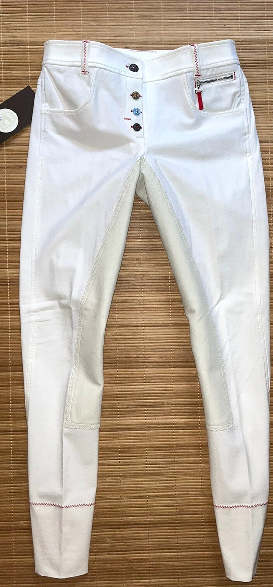 CAVALLO CADINE Turnierreithose Damen Vollbesatz weiß 88 44 edel NEU %%% UVP189€