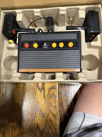 Atari Flashback 7 Classic Game Console Black Orange Tested And Working