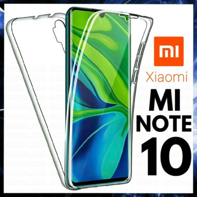 360 COVER FOR Xiaomi Mi Note 10 Transparent Silicone TPU FRONT BACK CASE