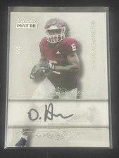 Devon Achane 2023 Wild Card Matte On Card Rookie Auto /25 Dolphins AUTOGRAPH