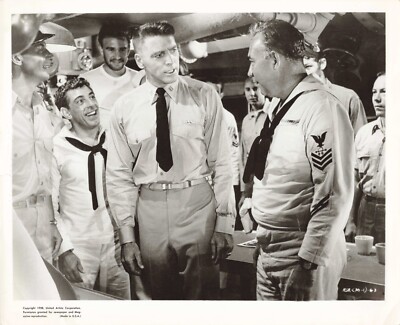 ORIGINAL VINTAGE KINO STILL FOTO FILM RUN SILENT, RUN DEEP BURT LANCASTER