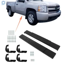 For Silverado REG Cab 2007-2018 6" Running Board Nerf Bar Side Step Black H