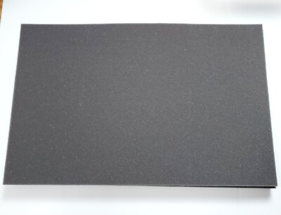 1/2'' x 21'' x 13 1/2'' GUN CAMERA CASE REPLACEMENT FOAM Lightweight Soft Black 